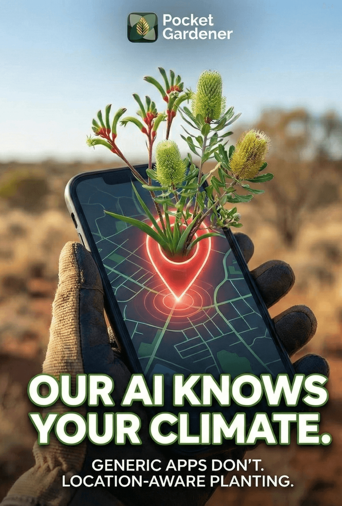 Pocket Gardener - Our AI knows your climate with location aware planting